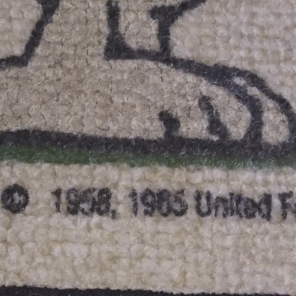 VTG Peanuts Snoopy Trick or Treat Halloween Accent Rug Schulz Woodstock Rug 1985 - Picture 5 of 8